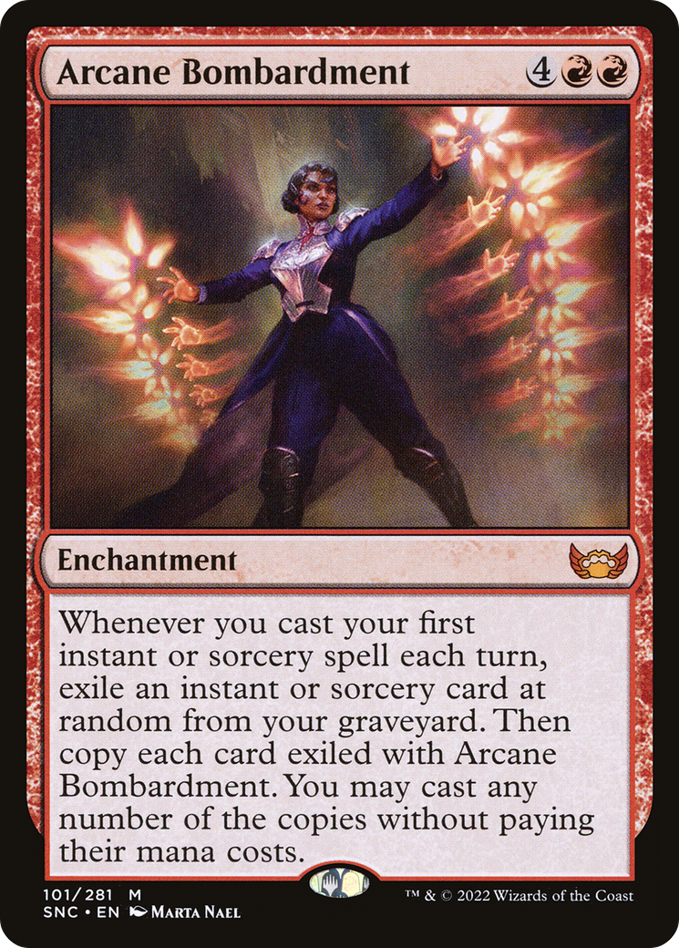 Arcane Bombardment (SNC-101) [Streets of New Capenna]