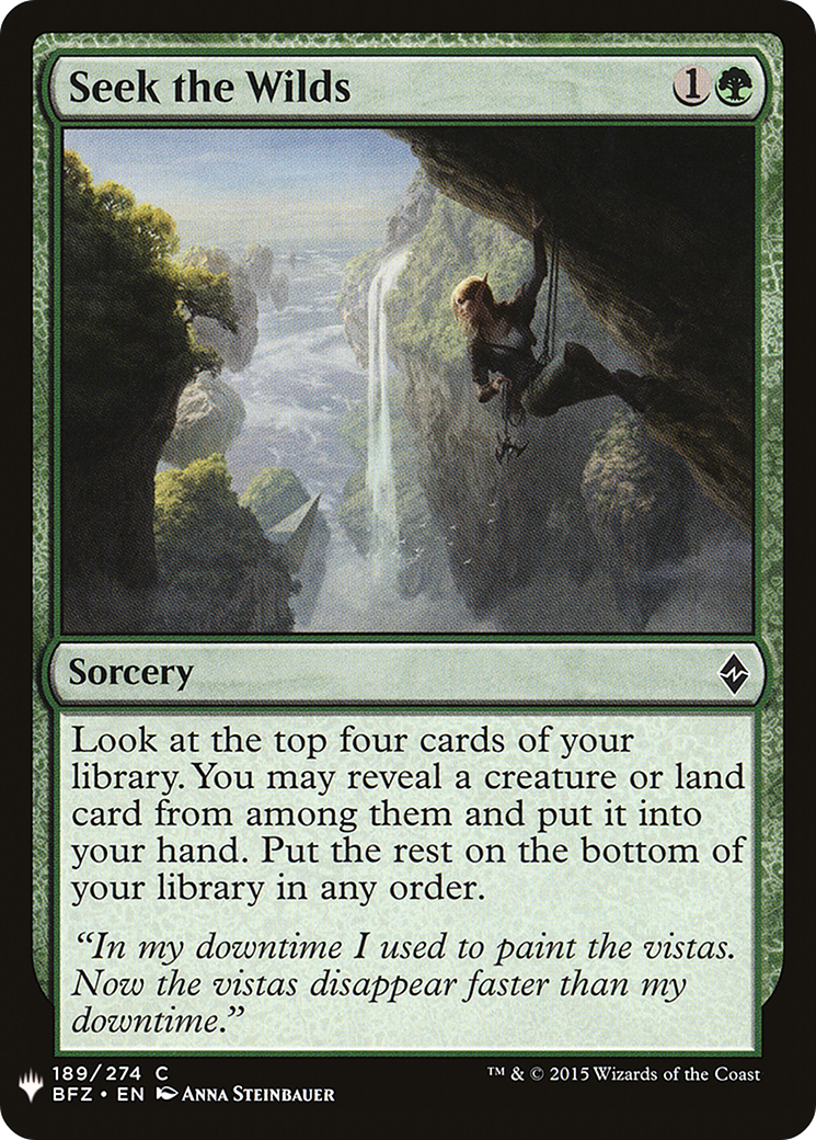 Seek the Wilds (LIST-BFZ-189) [The List]