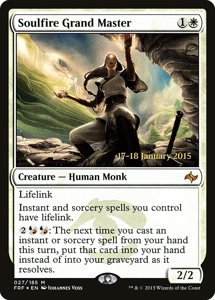 Soulfire Grand Master (PRE-27S) [Fate Reforged Promos] Foil
