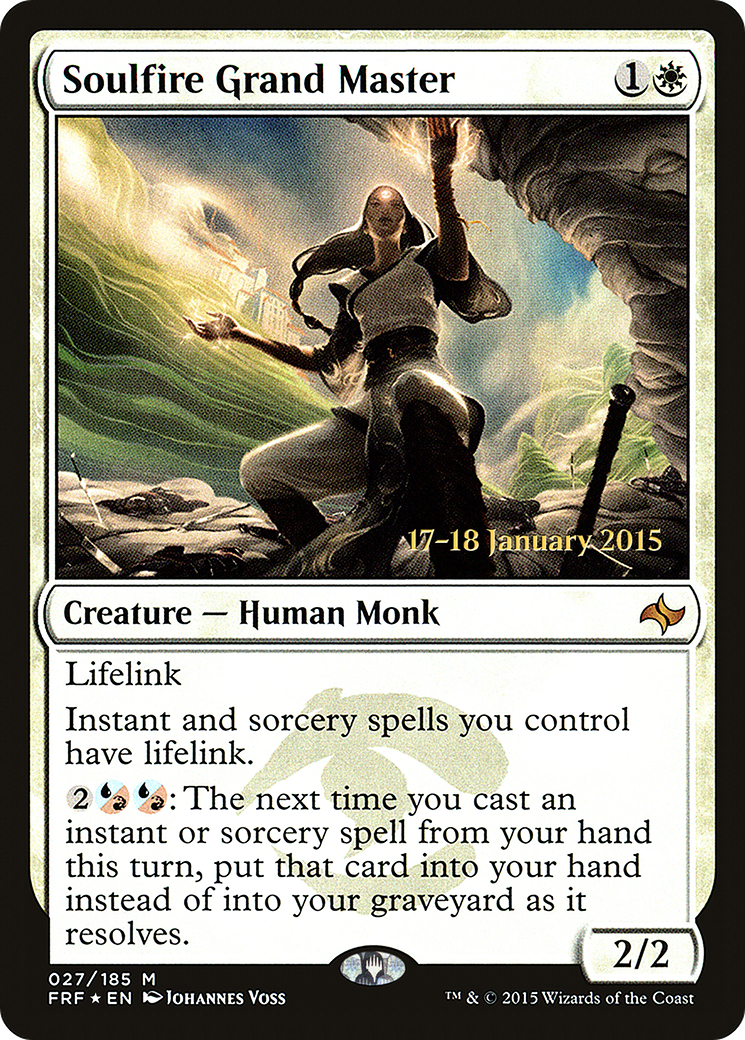 Soulfire Grand Master (PRE-27S) [Fate Reforged Promos] Foil