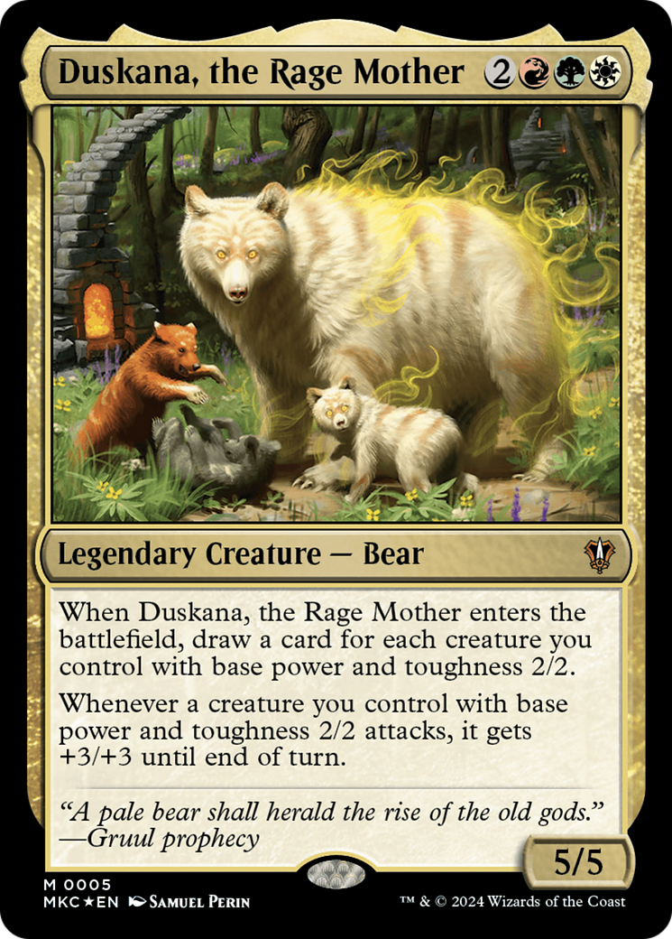 Duskana, the Rage Mother (MKC-005) [Murders at Karlov Manor Commander] Foil