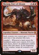 Moraug, Fury of Akoum (PPZNR-150P) [Zendikar Rising Promos] Foil
