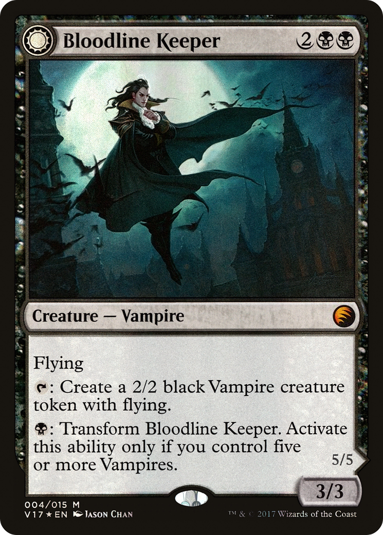 Bloodline Keeper // Lord of Lineage (V17-004) [From the Vault: Transform]: (Double Faced Transform) Foil