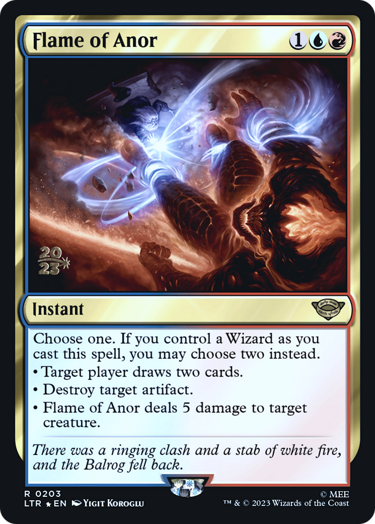 Flame of Anor (PRE-203S) [Tales of Middle-earth Promos] Foil