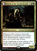Ulrich of the Krallenhorde // Ulrich, Uncontested Alpha (PRE-191S) [Eldritch Moon Promos]: (Double Faced Transform) Foil