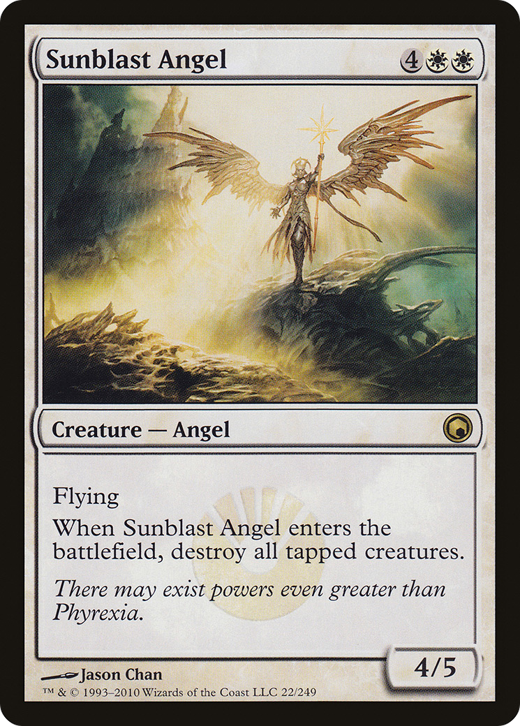 Sunblast Angel (SOM-022) [Scars of Mirrodin]