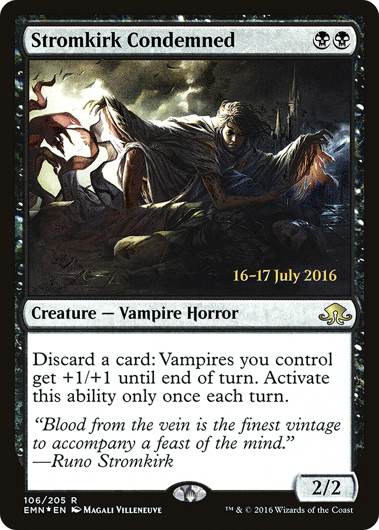 Stromkirk Condemned (PRE-106S) [Eldritch Moon Promos] Foil