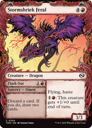 Stormshriek Feral (Showcase) (TDM-304) [Tarkir: Dragonstorm] Foil