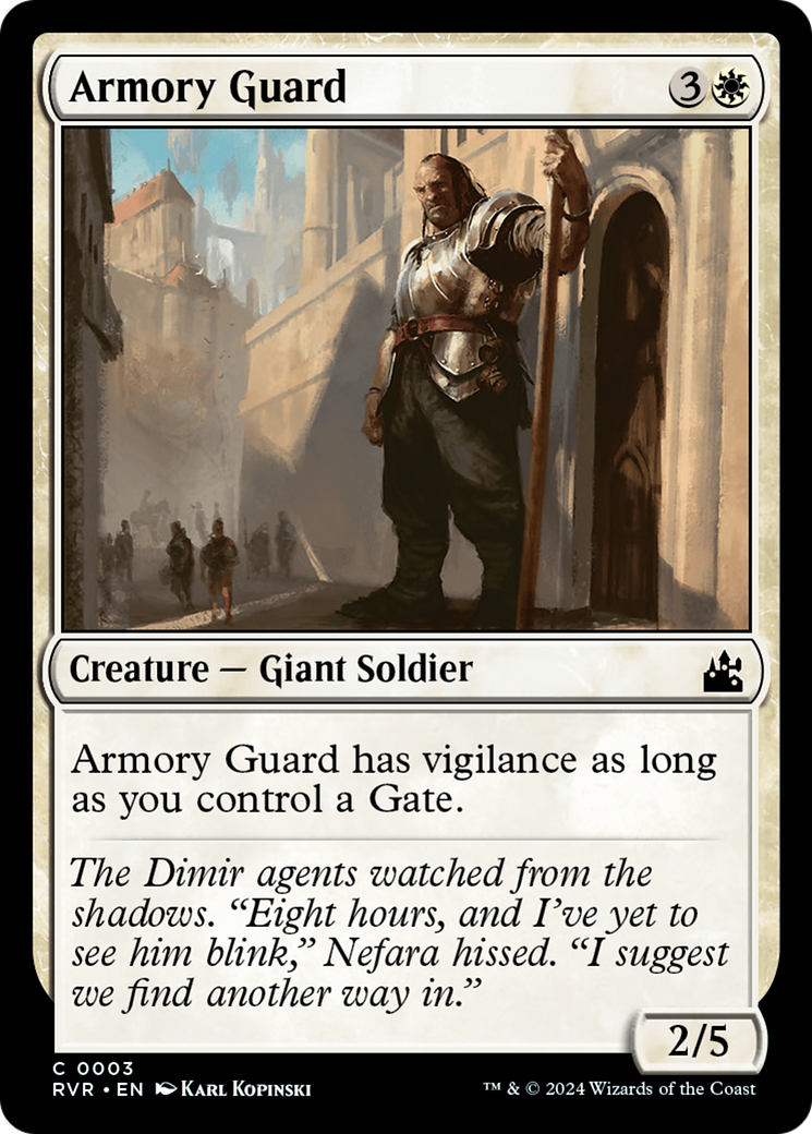 Armory Guard (RVR-003) [Ravnica Remastered] Foil
