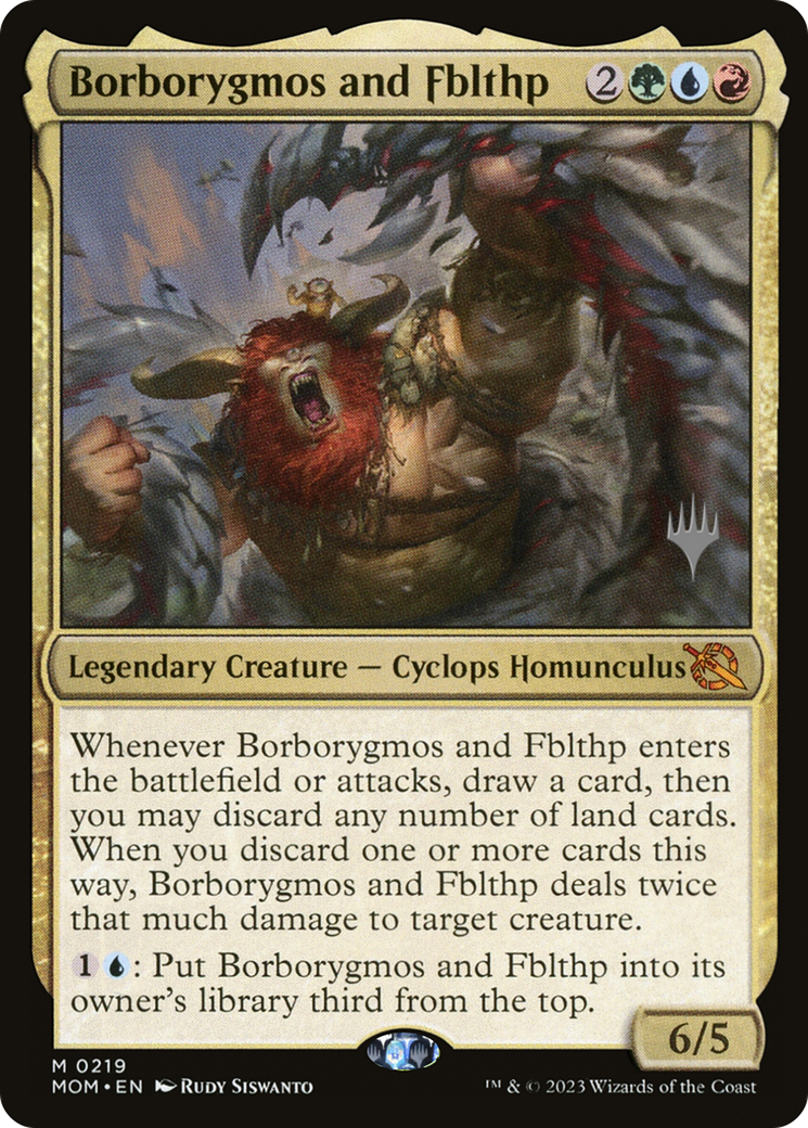 Borborygmos and Fblthp (PPMOM-219P) [March of the Machine Promos]