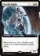 Worthy Knight (Extended Art) (ELD-341) [Throne of Eldraine]