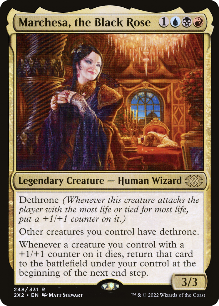 Marchesa, the Black Rose (2X2-248) [Double Masters 2022] Foil
