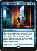 Karn's Temporal Sundering (PRE-55S) [Dominaria Promos] Foil
