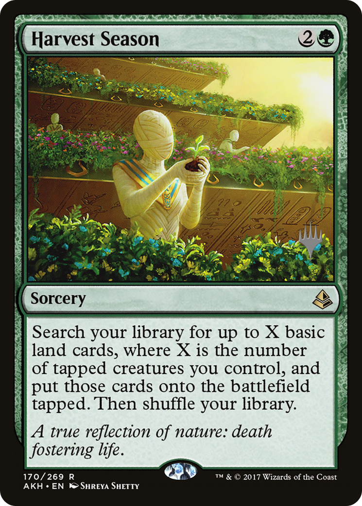 Harvest Season (PPM21-170P) [Promo Pack: Amonkhet Promos]