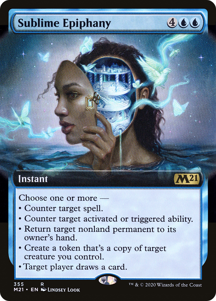 Sublime Epiphany (M21-355) [Core Set 2021]: (Extended Art) Foil