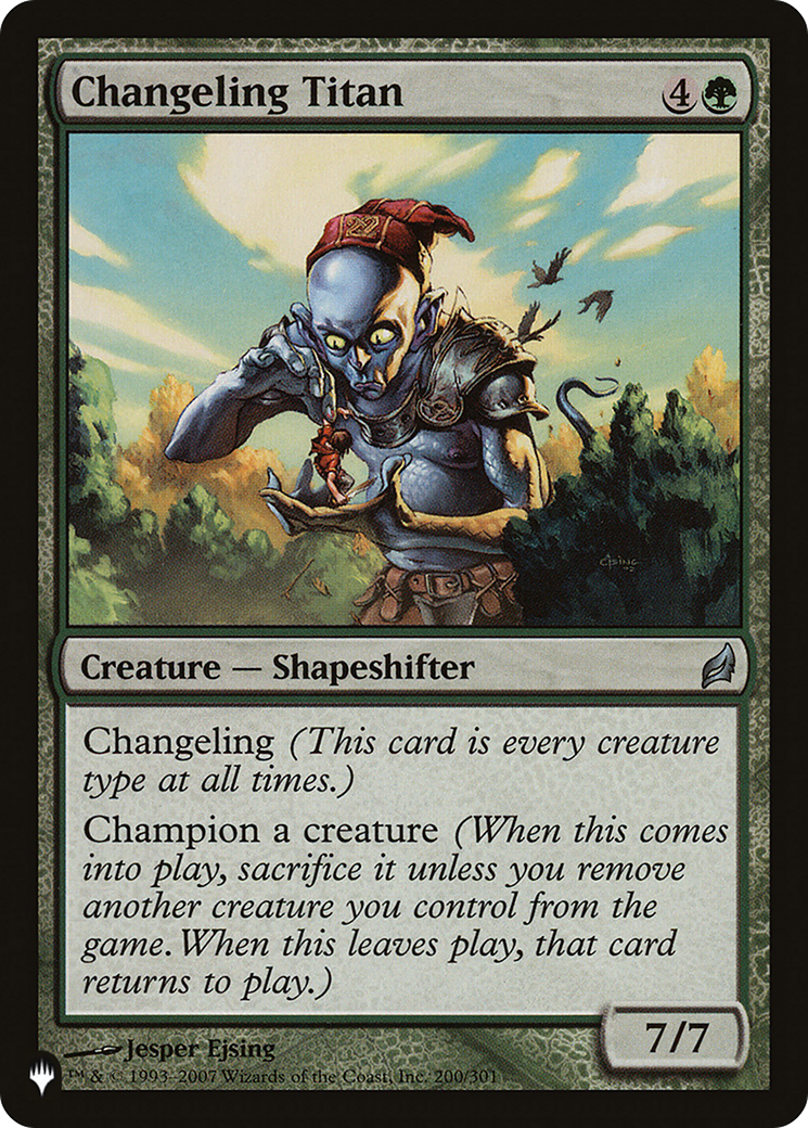 Changeling Titan (LIST-LRW-200) [The List]