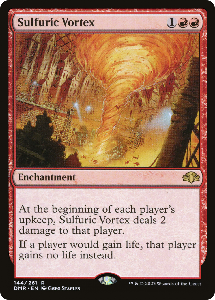 Sulfuric Vortex (DMR-144) [Dominaria Remastered] Foil
