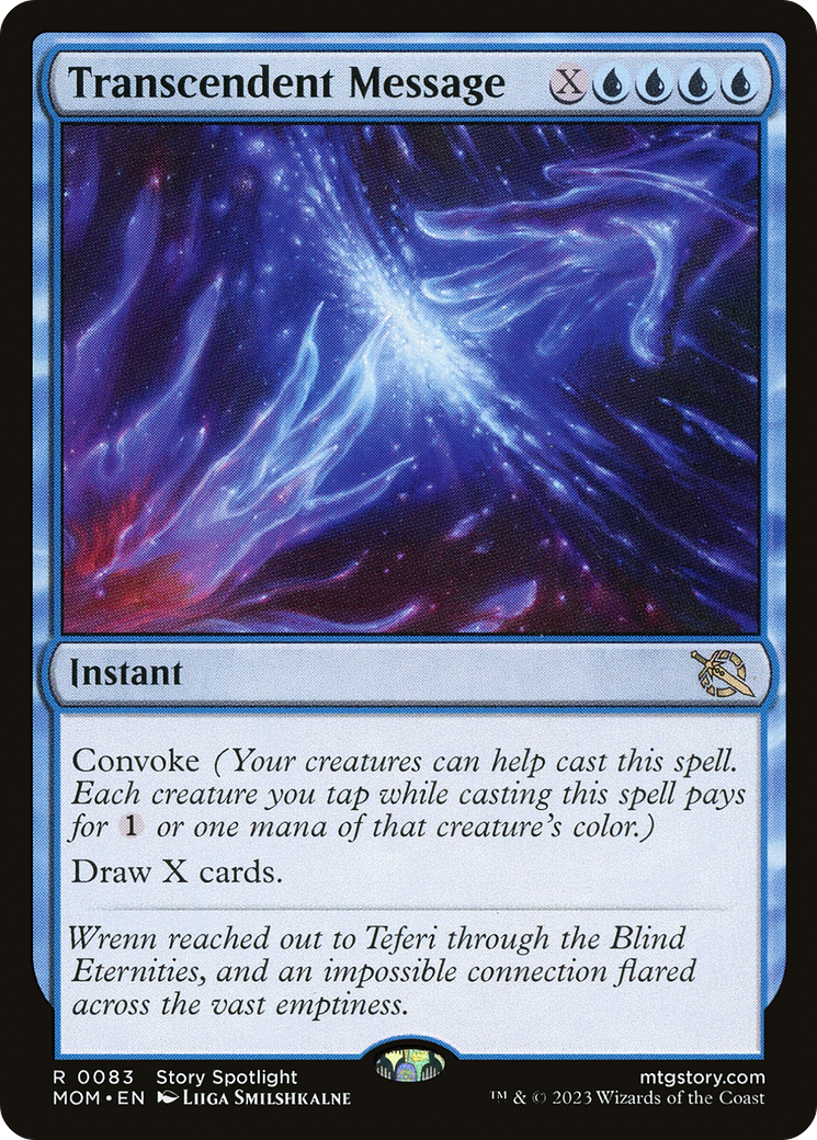 Transcendent Message (MOM-083) [March of the Machine] Foil