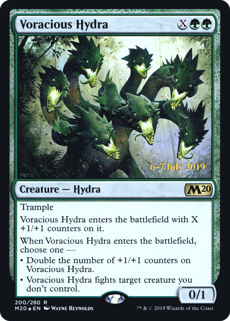 Voracious Hydra (PRE-200S) [Core Set 2020 Promos] Foil