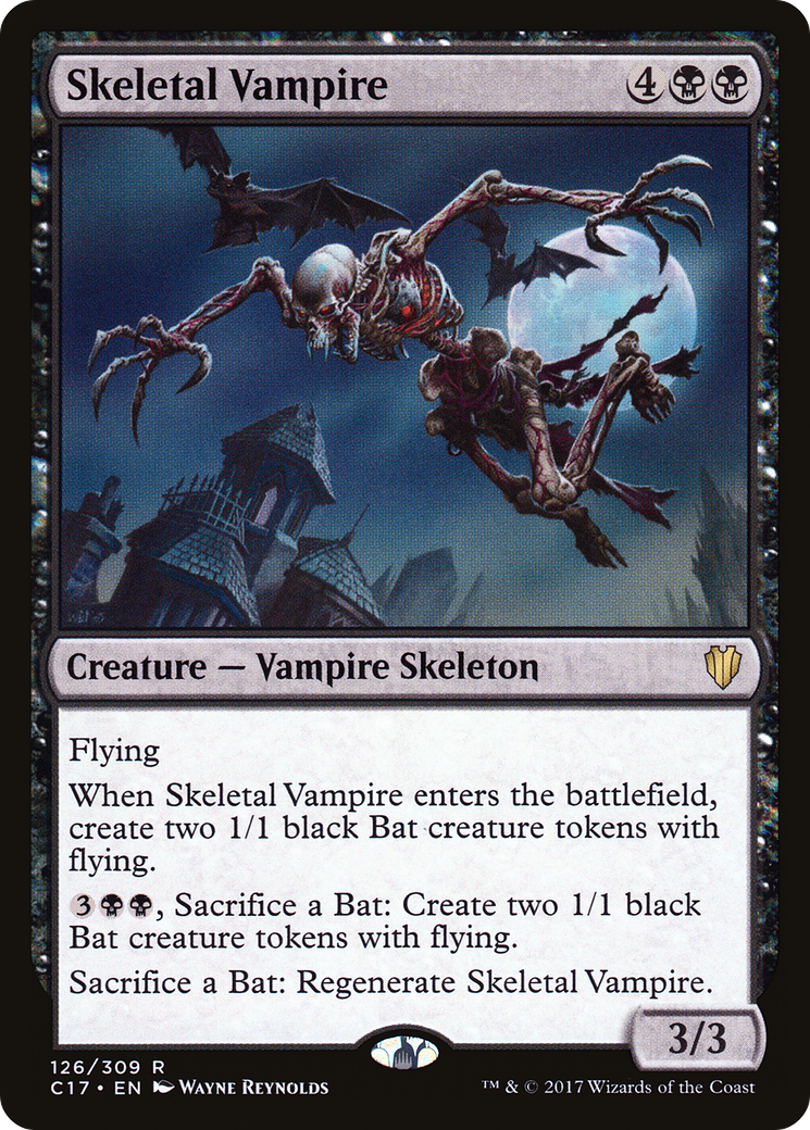 Skeletal Vampire (C17-126) [Commander 2017]