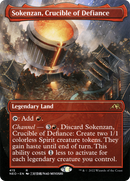 Sokenzan, Crucible of Defiance (Borderless) (NEO-415) [Kamigawa: Neon Dynasty]