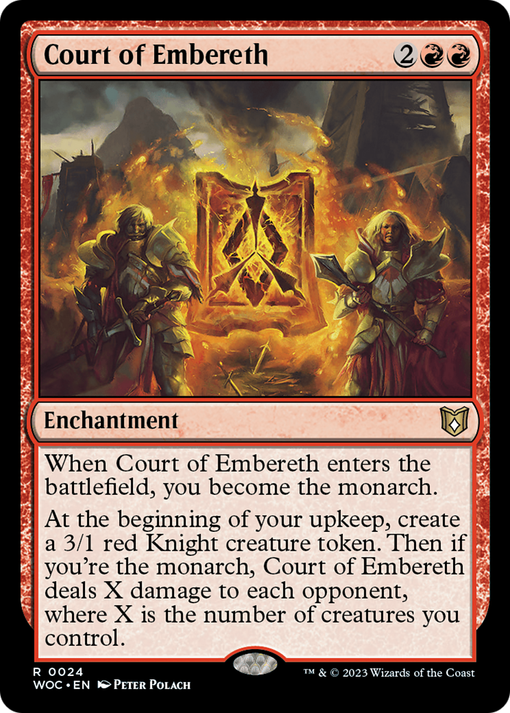 Court of Embereth (WOC-024) [Wilds of Eldraine Commander]