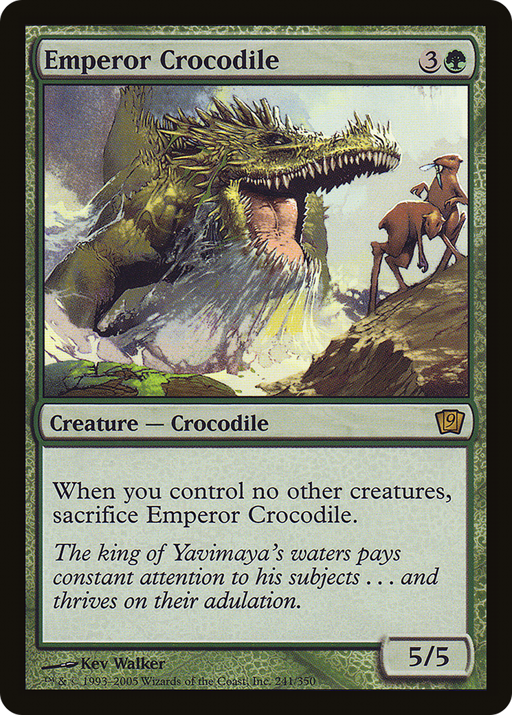 Emperor Crocodile (9ED-241★) [9th Edition]