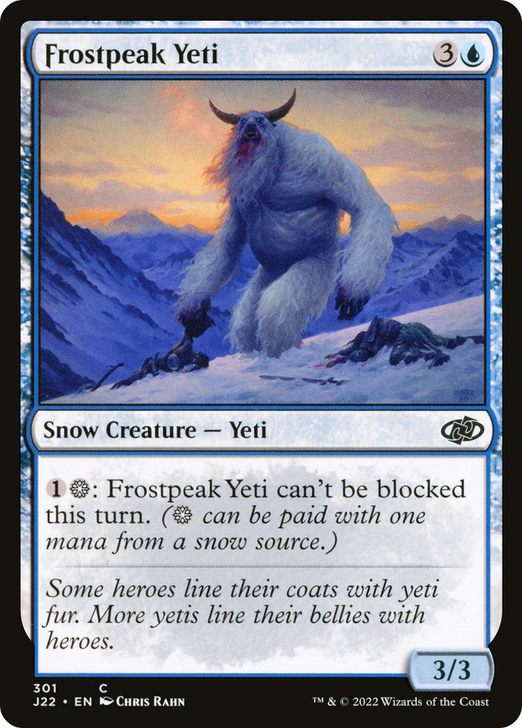 Frostpeak Yeti (J22-301) [Jumpstart 2022]
