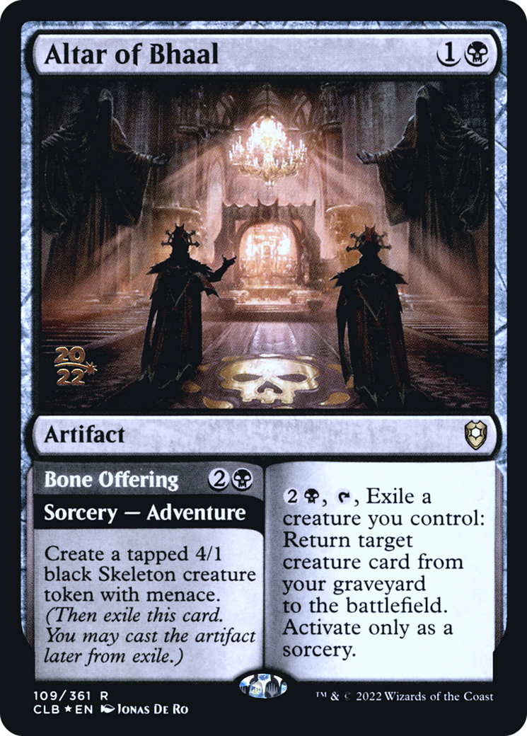 Altar of Bhaal (PRE-109) [Battle for Baldur's Gate Promos] Foil