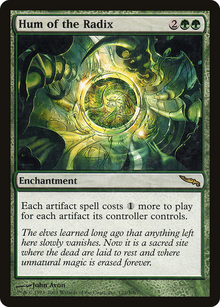Hum of the Radix (MRD-122) [Mirrodin] Foil