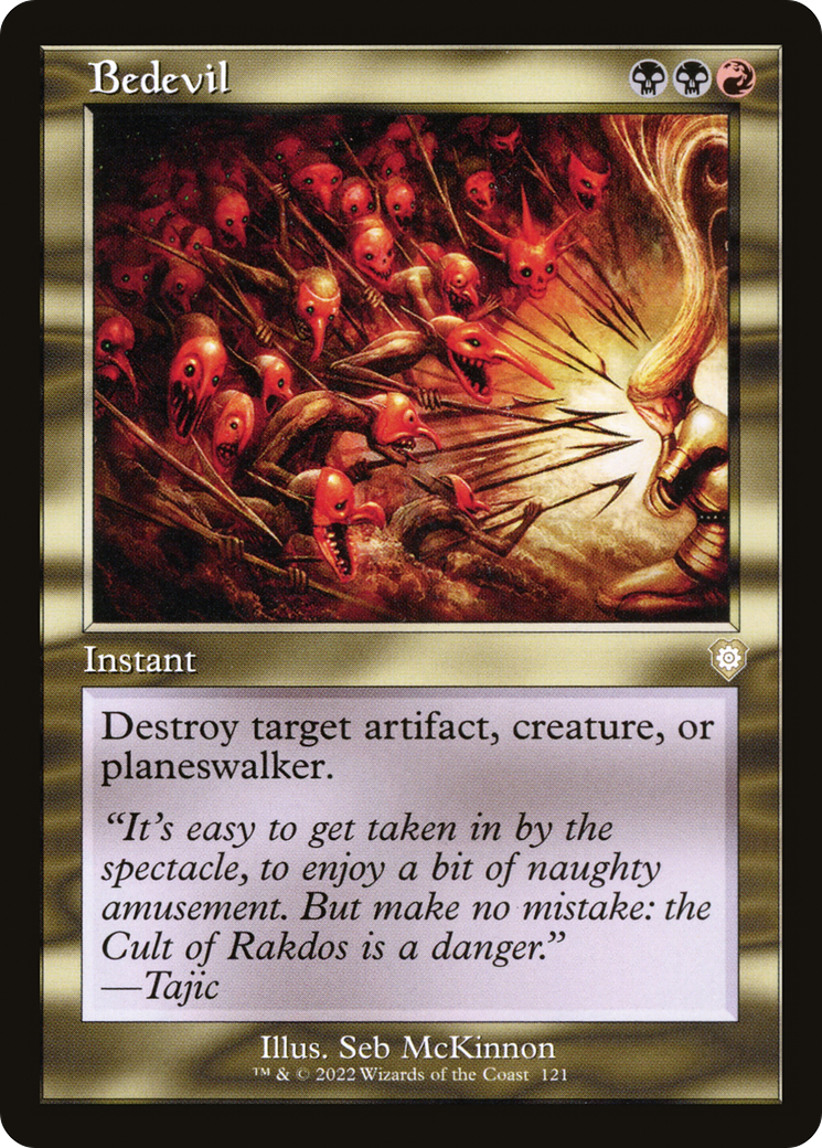 Bedevil (BRC-121) [The Brothers' War Commander]