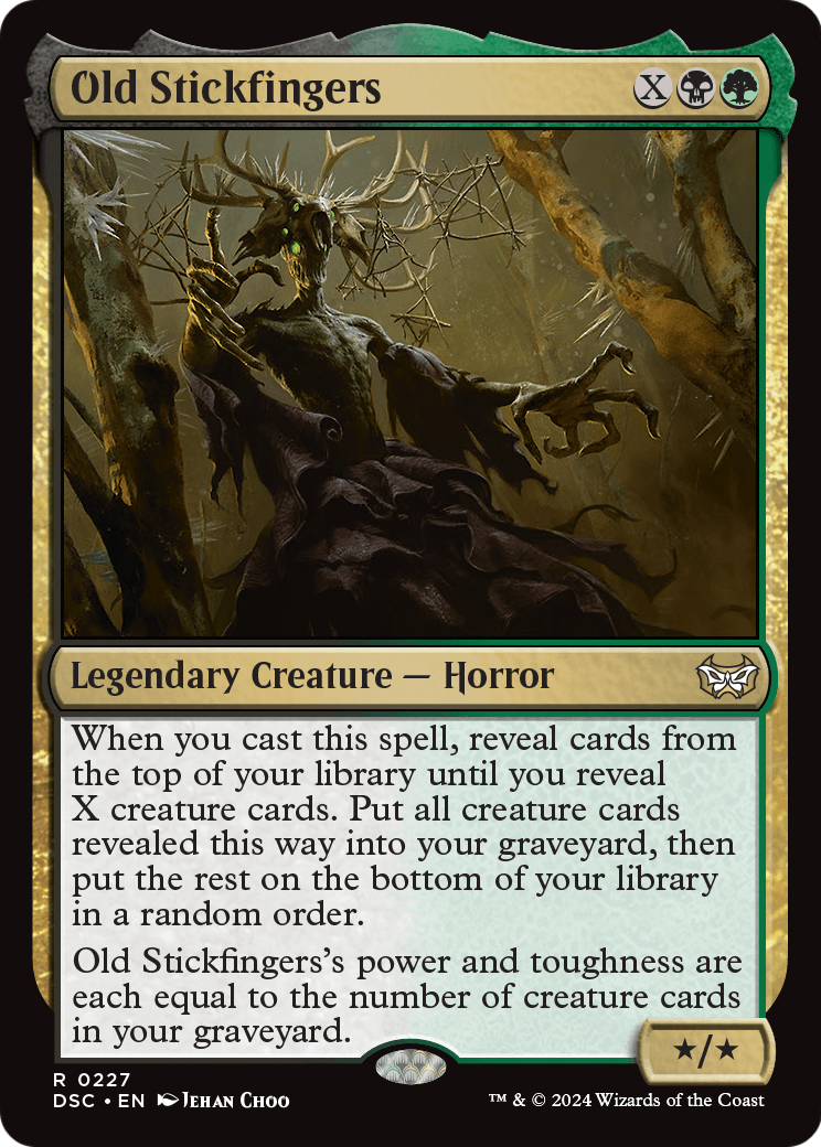 Old Stickfingers (DSC-227) [Duskmourn: House of Horror Commander]