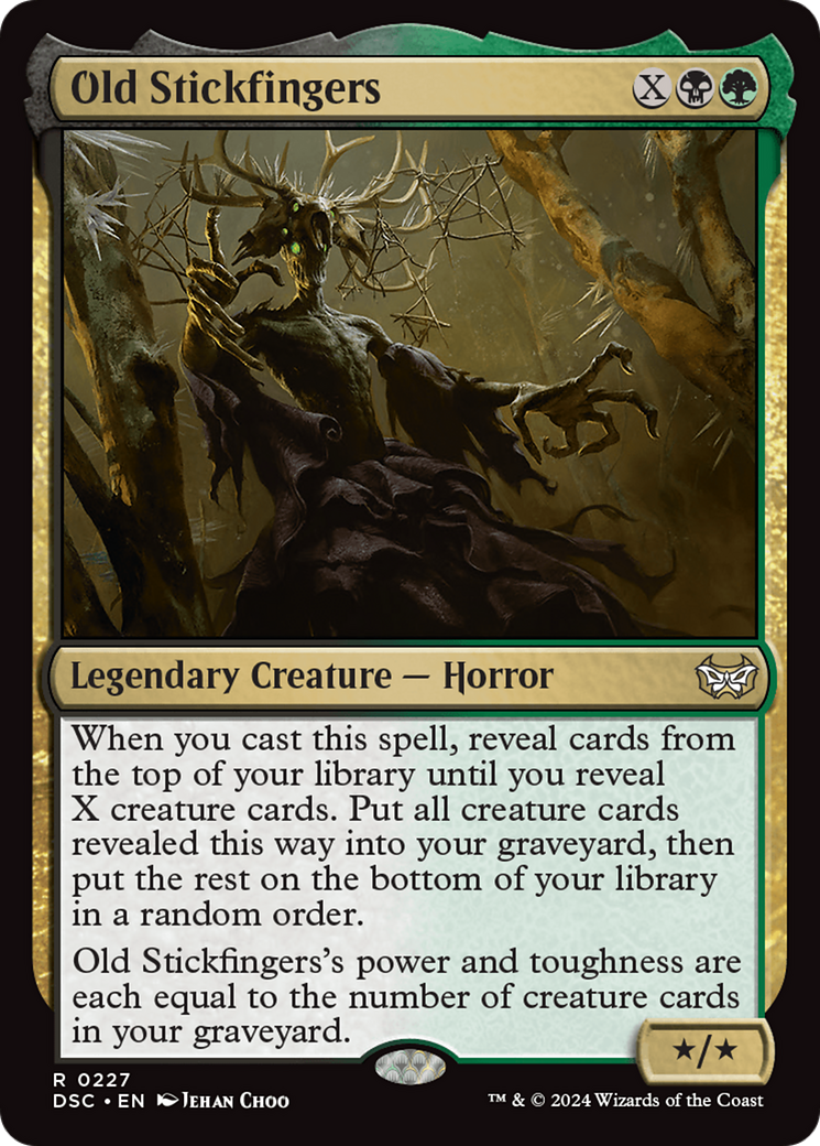 Old Stickfingers (DSC-227) [Duskmourn: House of Horror Commander]