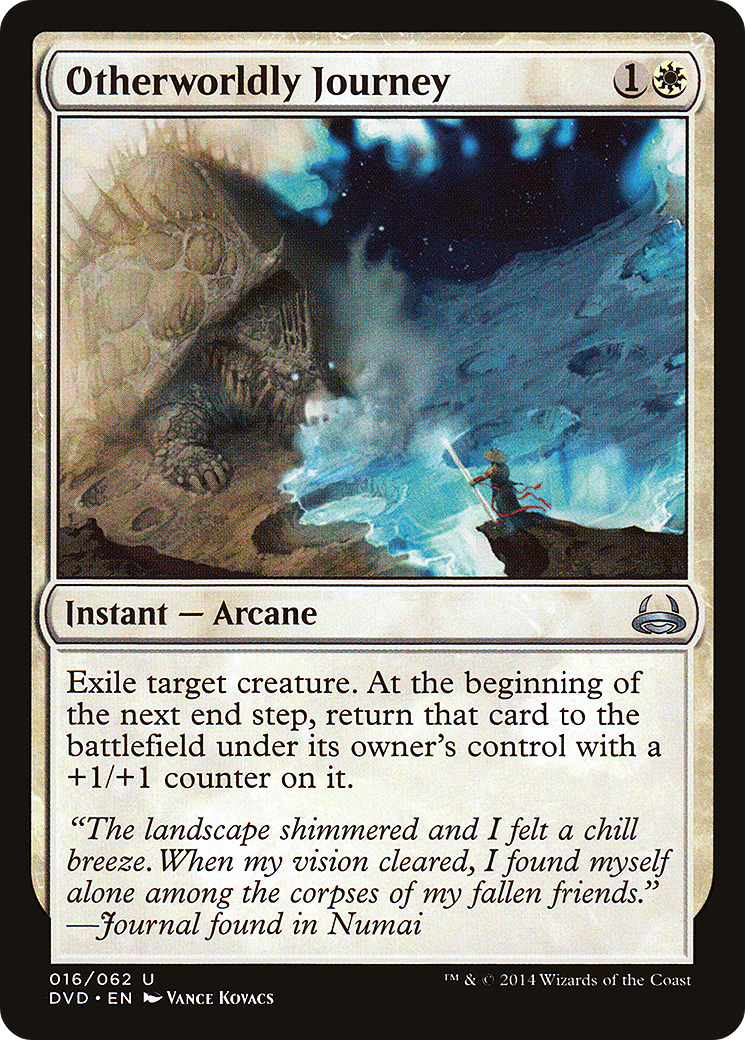 Otherworldly Journey (DD3-016) [Duel Decks Anthology: Divine vs. Demonic]