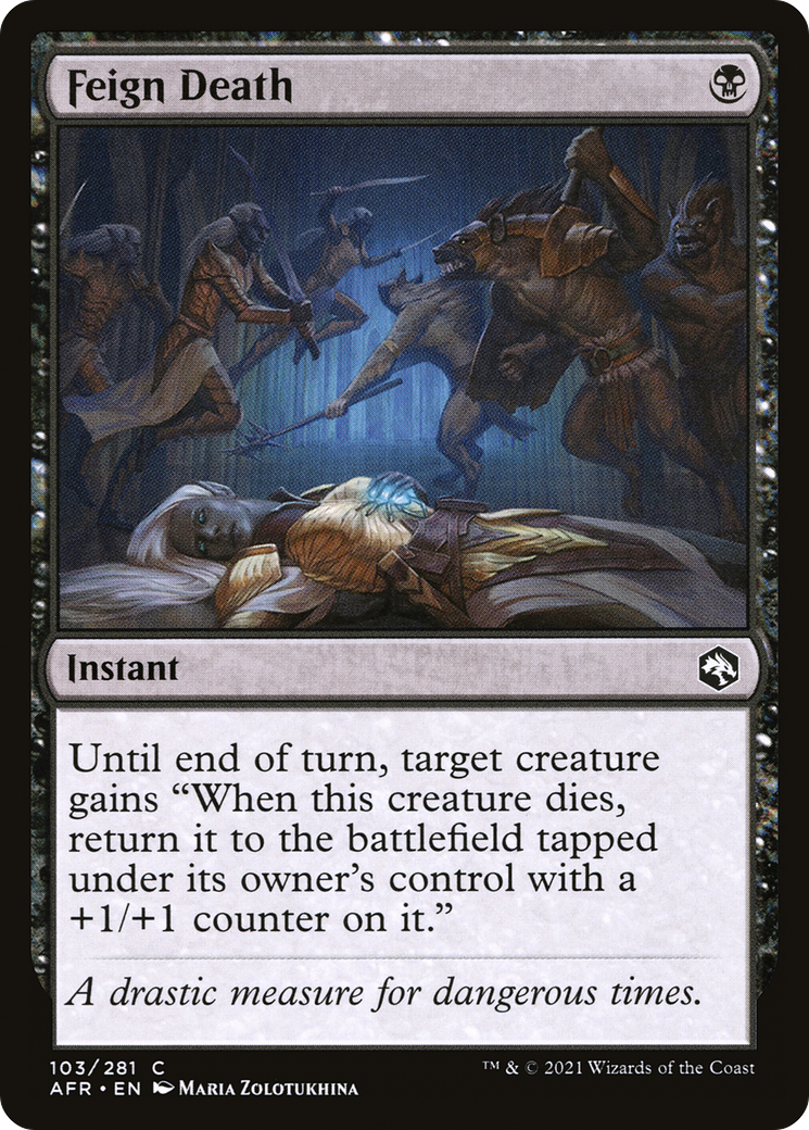 Feign Death (AFR-103) [Adventures in the Forgotten Realms] Foil