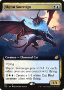 Skycat Sovereign (IKO-344) [Ikoria: Lair of Behemoths]: (Extended Art) Foil