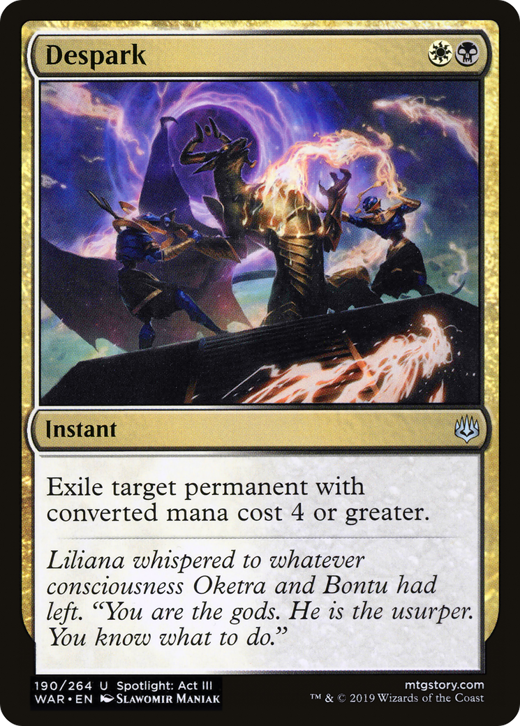 Despark (WAR-190) [War of the Spark] Foil