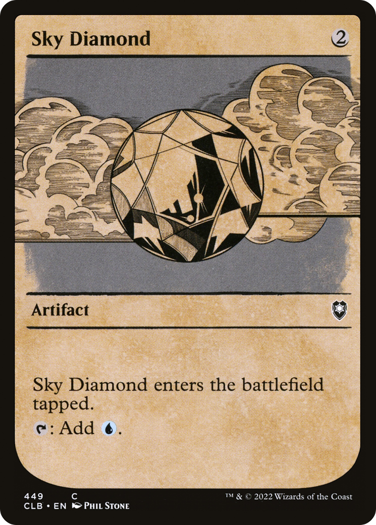 Sky Diamond (CLB-449) [Commander Legends: Battle for Baldur's Gate]: (Showcase) Foil