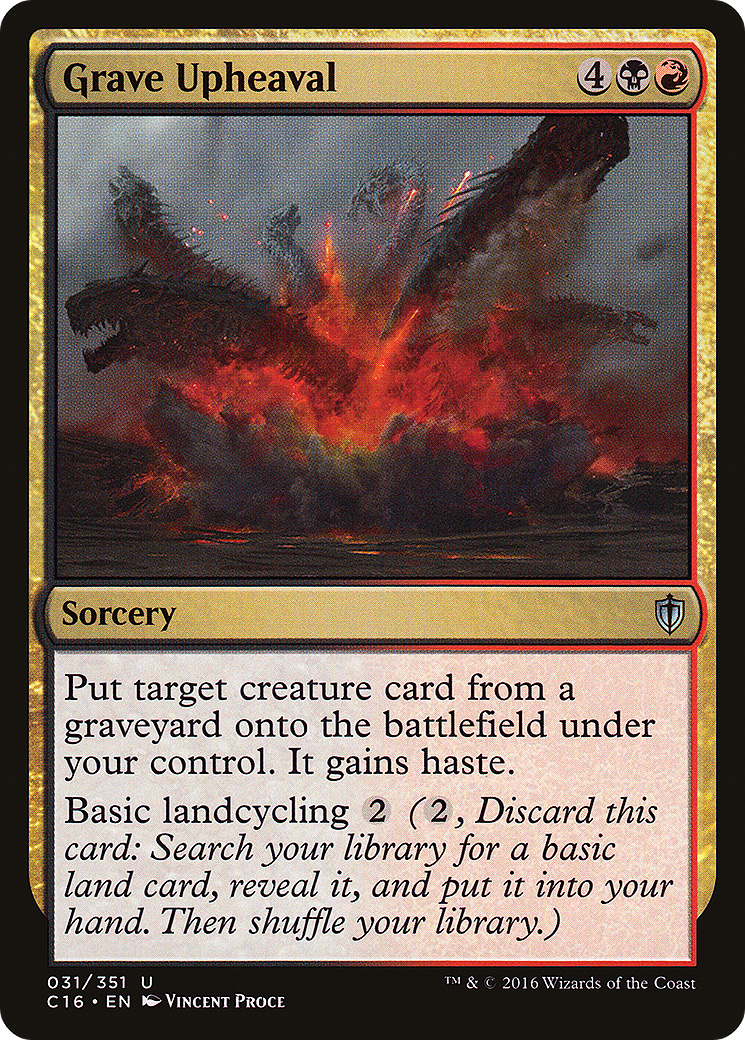 Grave Upheaval (C16-031) [Commander 2016]