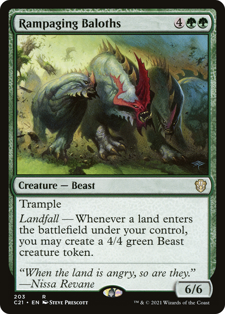 Rampaging Baloths (C21-203) [Commander 2021]