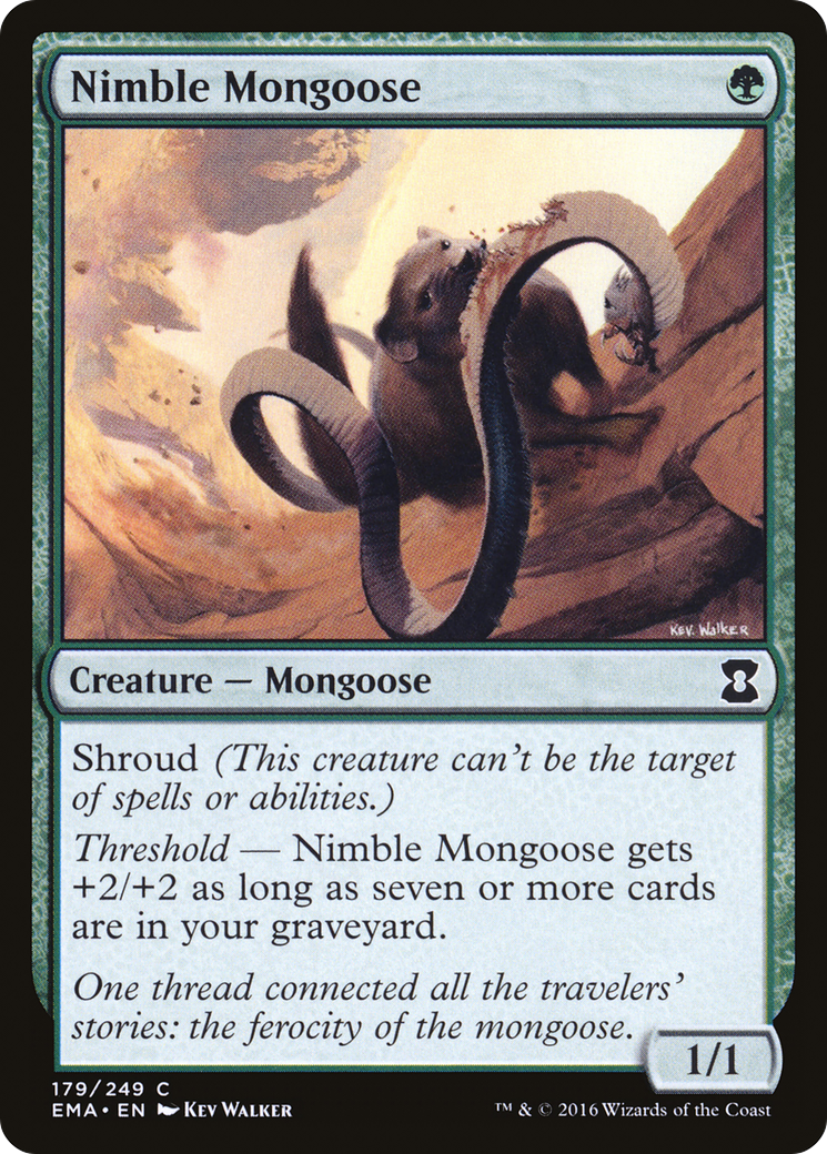Nimble Mongoose (EMA-179) [Eternal Masters]