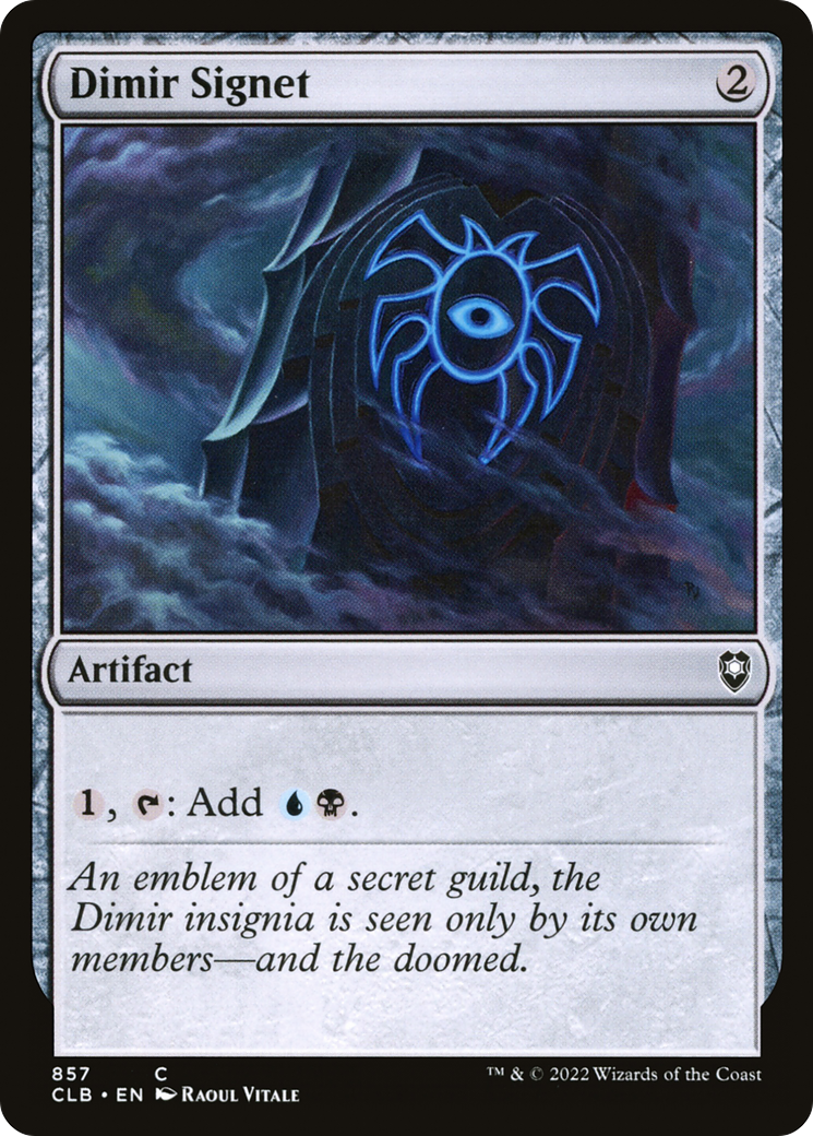 Dimir Signet (CLB-857) [Commander Legends: Battle for Baldur's Gate]