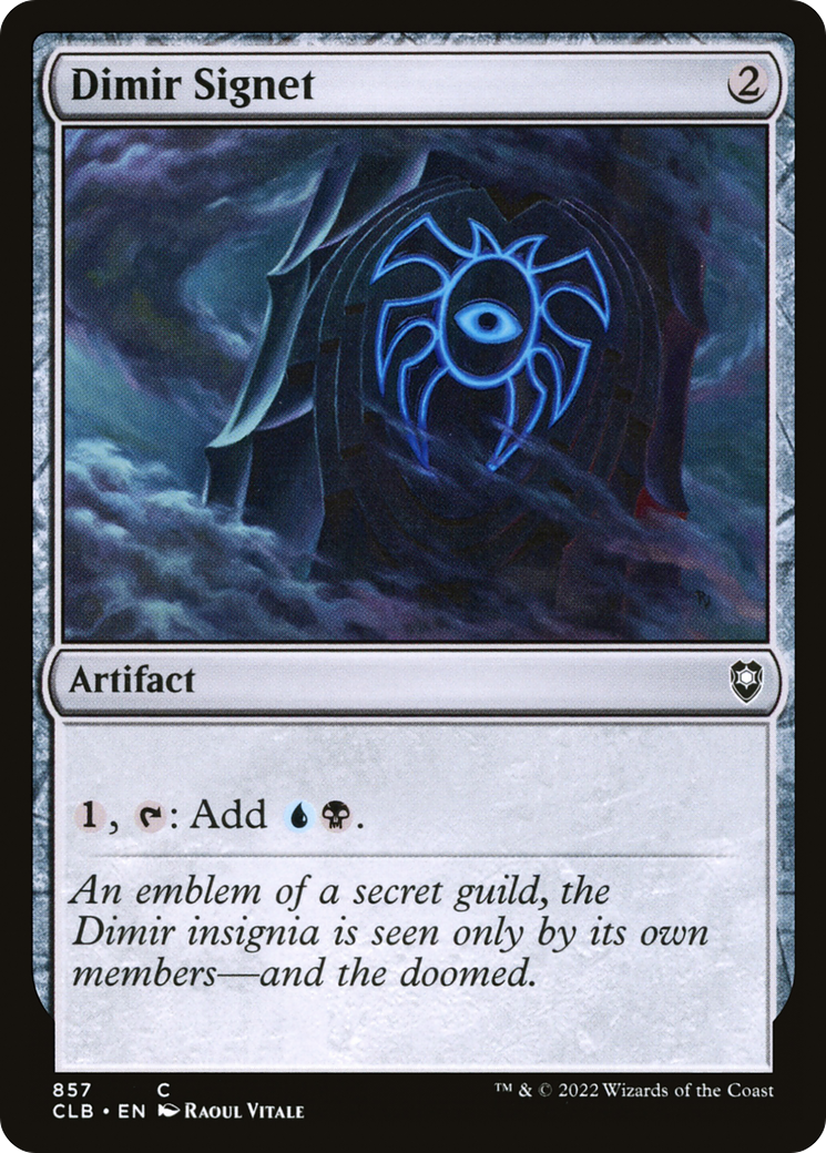 Dimir Signet (CLB-857) [Commander Legends: Battle for Baldur's Gate]