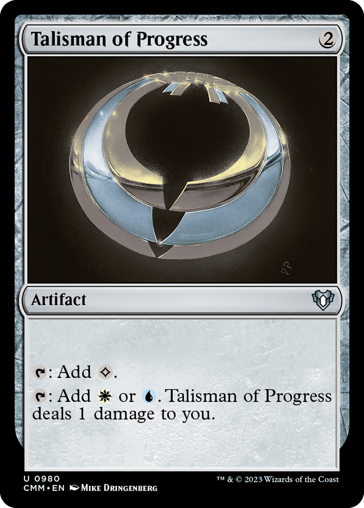 Talisman of Progress (CMM-980) [Commander Masters]