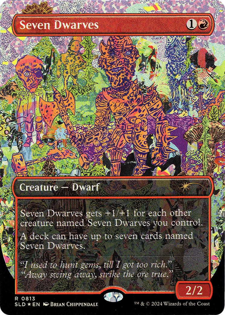 Seven Dwarves (SLD-813) [Secret Lair Drop] (Borderless) Foil
