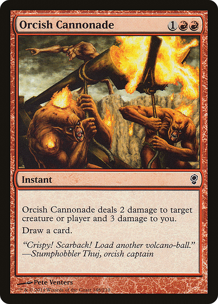 Orcish Cannonade (CNS-148) [Conspiracy] Foil