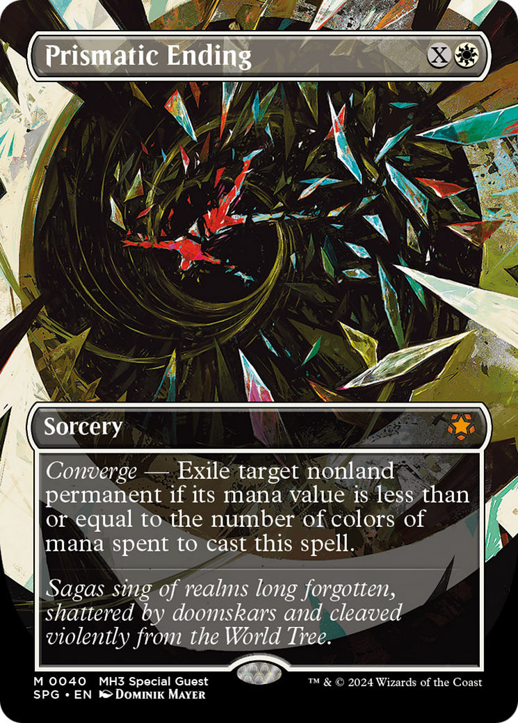 Prismatic Ending (SPG-040) [Special Guests] (Borderless) Foil