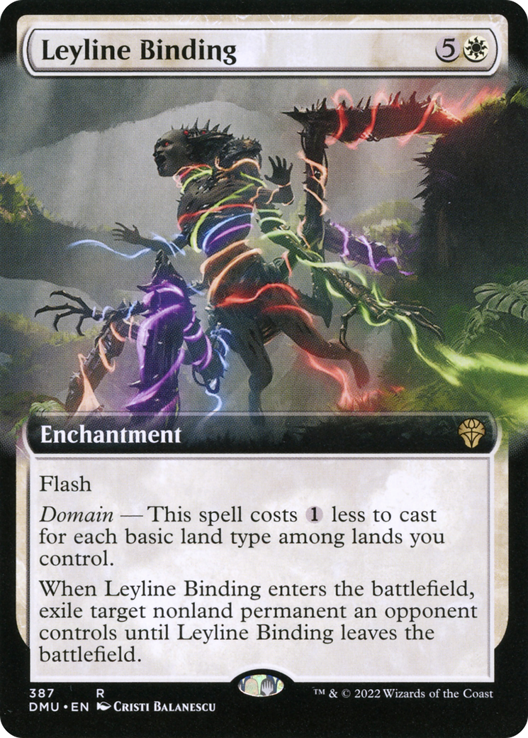 Leyline Binding (Extended Art) (DMU-387) [Dominaria United]
