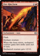 Fire-Rim Form (TDM-107) [Tarkir: Dragonstorm]: (enchantment) Foil