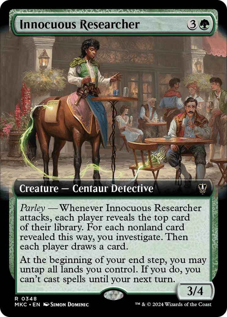 Innocuous Researcher (MKC-348) [Murders at Karlov Manor Commander]: (Extended Art)